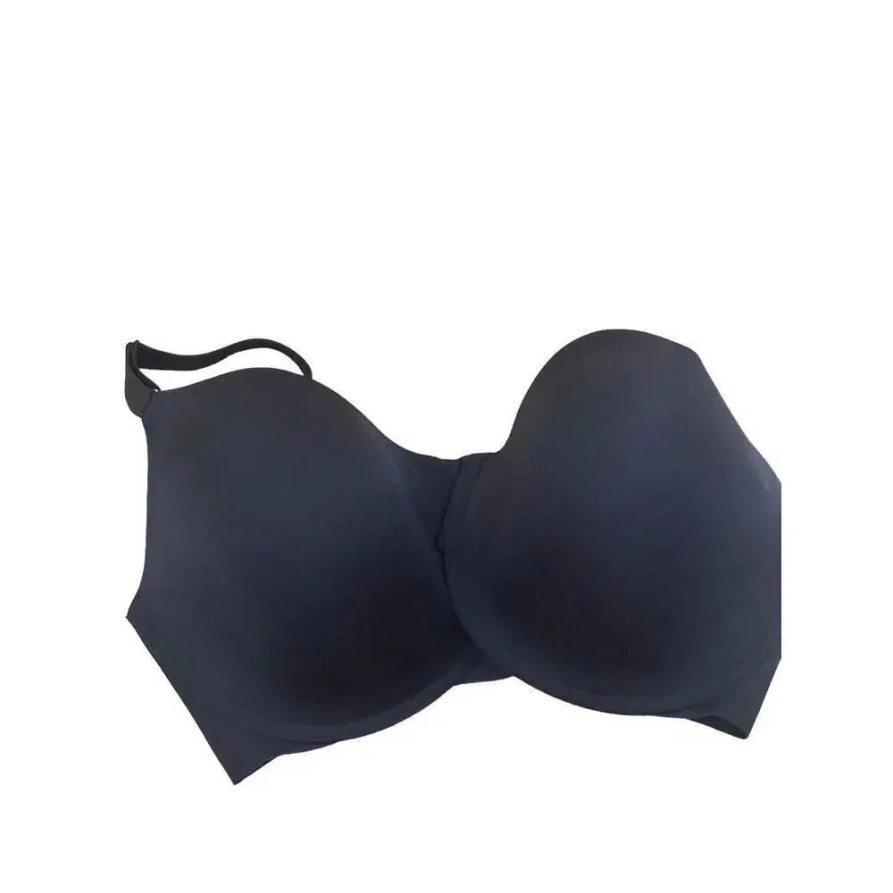 Soma Women's Black Vanishing 360 Perfect Coverage Push Up Bra Size 34G